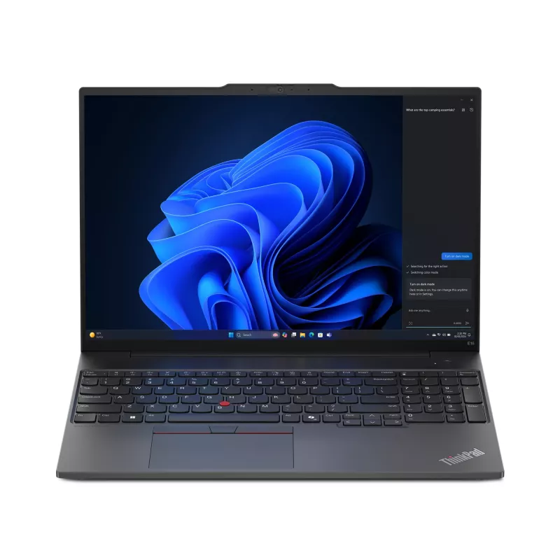 Lenovo ThinkPad E16 Gen 2 21MA001YGE portatīvais dators, Intel Core Ultra 5 125U, 40,6 cm (16 collu) WUXGA IPS 1920 x 1200, 16 GB DDR5-SDRAM, 512 GB SSD, Wi-Fi 6E, Windows 11 Pro, melnā krāsā