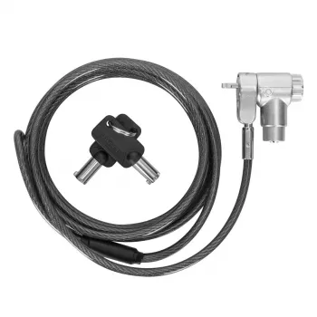Targus ASP95MKGLX-25 Kabeļa slēdzene Sudraba 2m Atslēgas