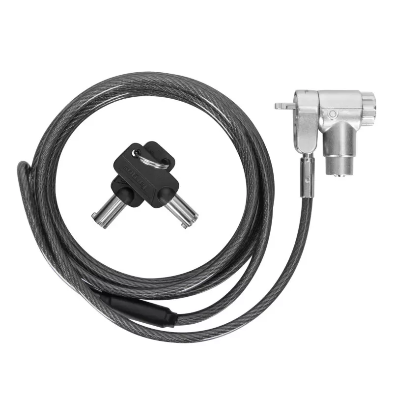 Targus ASP95MKGLX-25 Kabeļa slēdzene Sudraba 2m Atslēgas