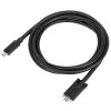 Targus ACC1122GLX USB-C kabelis 1,8 m, melns, USB 3.2 Gen 1