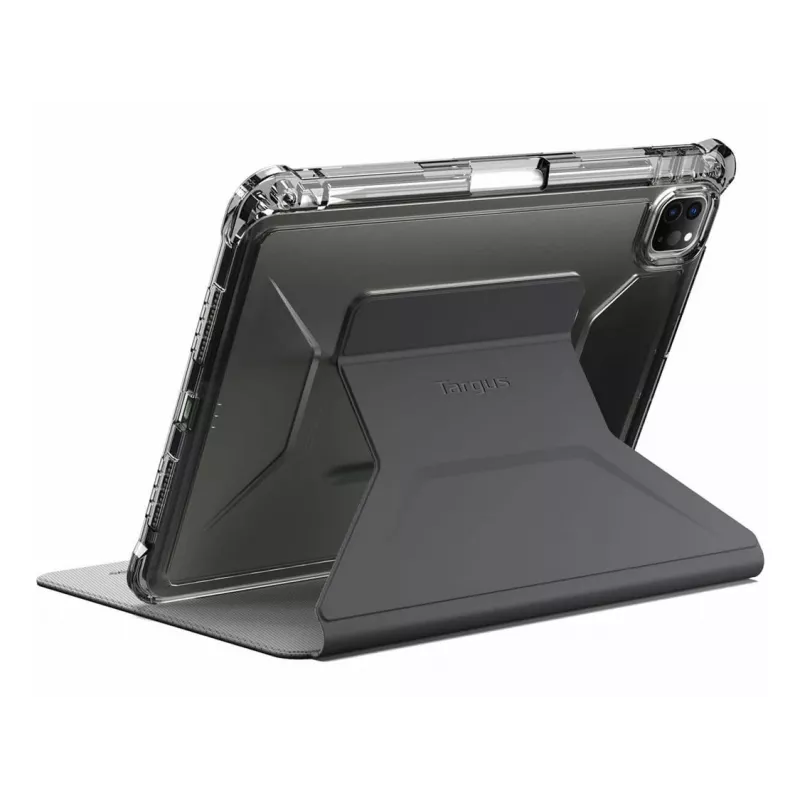 Targus Pro-Tek THZ984GL caurspīdīgs maciņš planšetei iPad Pro 11 collu (M4), 27,9 cm (11 collu), TPU, caurspīdīgs/melns