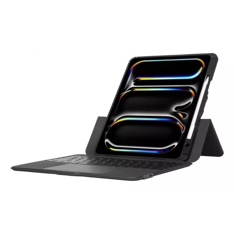 Targus VersaVu Bluetooth tastatūras maciņš iPad Pro 13 inch (M4), melns, spāņu izkārtojums