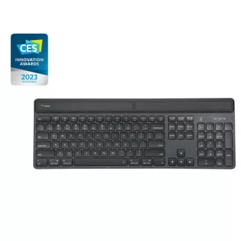 Targus Sustainable Energy Harvesting EcoSmart tastatūra universāla Bluetooth QWERTY Nordic melna