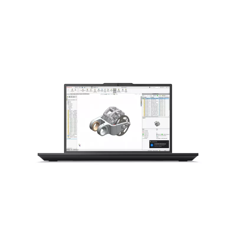 Lenovo ThinkPad P16v Gen 3 (Intel) Intel Core Ultra 7 255H Mobilā darbstacija 40,6 cm (16 collu) WUXGA 32 GB DDR5-SDRAM 1 TB SSD NVIDIA RTX PRO 1000 Blackwell Wi-Fi 7 (802.11be) Windows 11 Pro Melna