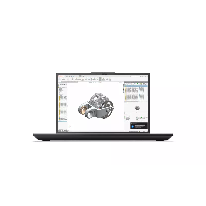 Lenovo ThinkPad P16v Gen 3 (Intel) Intel Core Ultra 7 255H Mobilā darbstacija 40,6 cm (16 collu) WUXGA 32 GB DDR5-SDRAM 1 TB SSD NVIDIA RTX PRO 1000 Blackwell Wi-Fi 7 (802.11be) Windows 11 Pro Melna