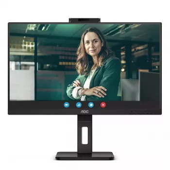 AOC Q27P3CW 27 collu QHD IPS monitors ar iebūvētu tīmekļa kameru un USB-C 90W