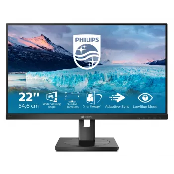 Philips S Line 222S1AE/00 datora monitors 54.6 cm (21.5 collu) 1920 x 1080 pikseļi Full HD LCD Melns