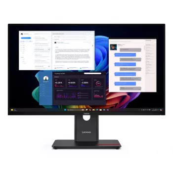 Lenovo ThinkVision T27UD-40 Monitors, 68.6 cm (27 inch), 3840 x 2160 pikseļi, 4K Ultra HD, LCD, 6 ms, Melns