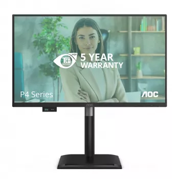 AOC 24P4U monitors 60.5 cm (23.8 inch) 1920 x 1080 pikseļi Full HD melns