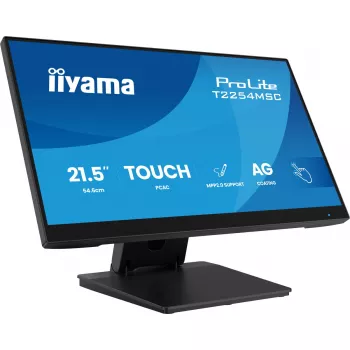 iiyama T2254MSC-B2AG dators monitors 54.6 cm (21.5 collu) 1920 x 1080 pikseļi Full HD LED skārienekrāns Melns