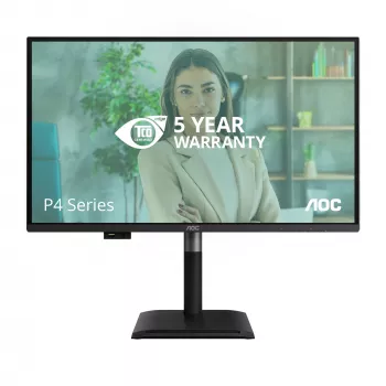 AOC Q27P4U monitors 68.6 cm (27 colli) 2560 x 1440 pikseļi Wide Quad HD Melns