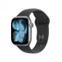 APPLE Watch Series 11 GPS + Cellular 42mm Space Grey Alumīnija Korpusā ar Melnu Sporta Siksniņu M/L