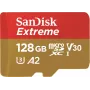WESTERN DIGITAL Extreme microSDXC 128GB ar SD adapteri, 170MB/s lasīšana, 80MB/s rakstīšana, A2, C10, V30, UHS-I U3