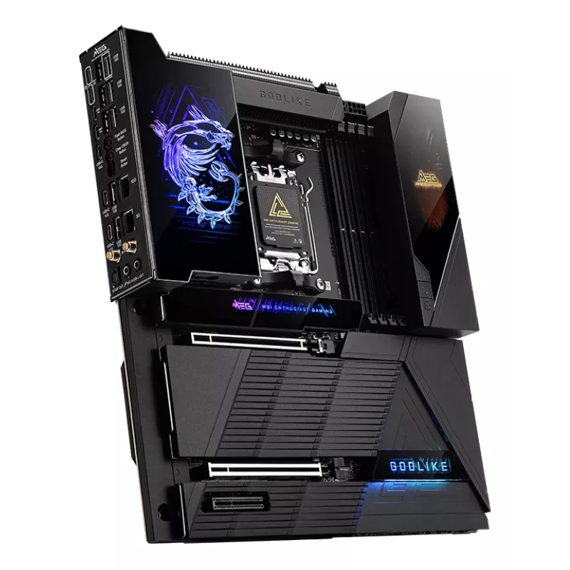 Mātesplate MSI MEG X870E GODLIKE — X870E chipset, AM5 ligzda, E-ATX, DDR5 atbalsts