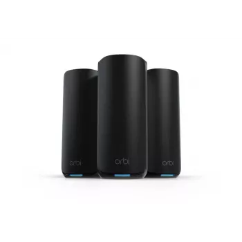 NETGEAR Orbi 870 trīsjoslu (2.4 GHz / 5 GHz / 6 GHz) Wi-Fi 7 (802.11be) Melns 4 iekšējās antenas
