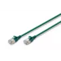 DIGITUS Slim Patch kabelis - CAT6A - F-FTP - 1m - Zaļš