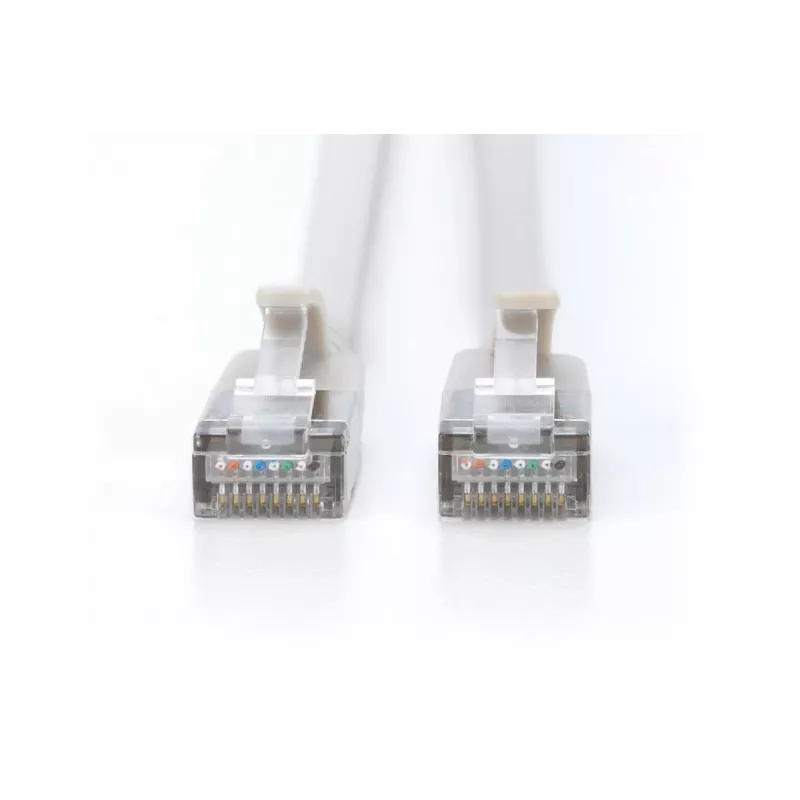 DIGITUS Slim Patch kabelis CAT6A F-FTP 1m Pelēks