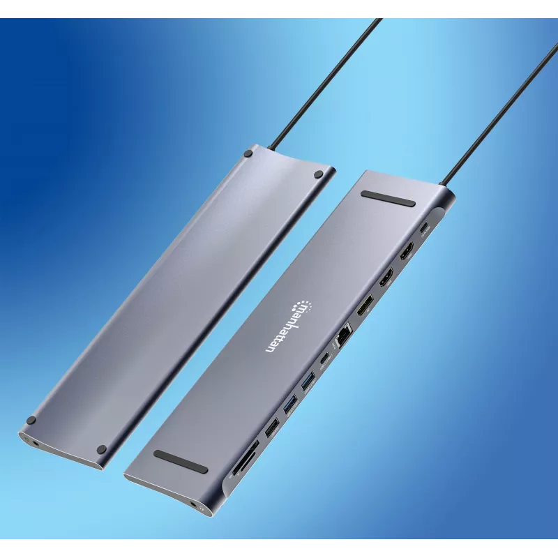 Dock/Hub Manhattan USB-C 10 Porti 4K 60Hz Power Delivery