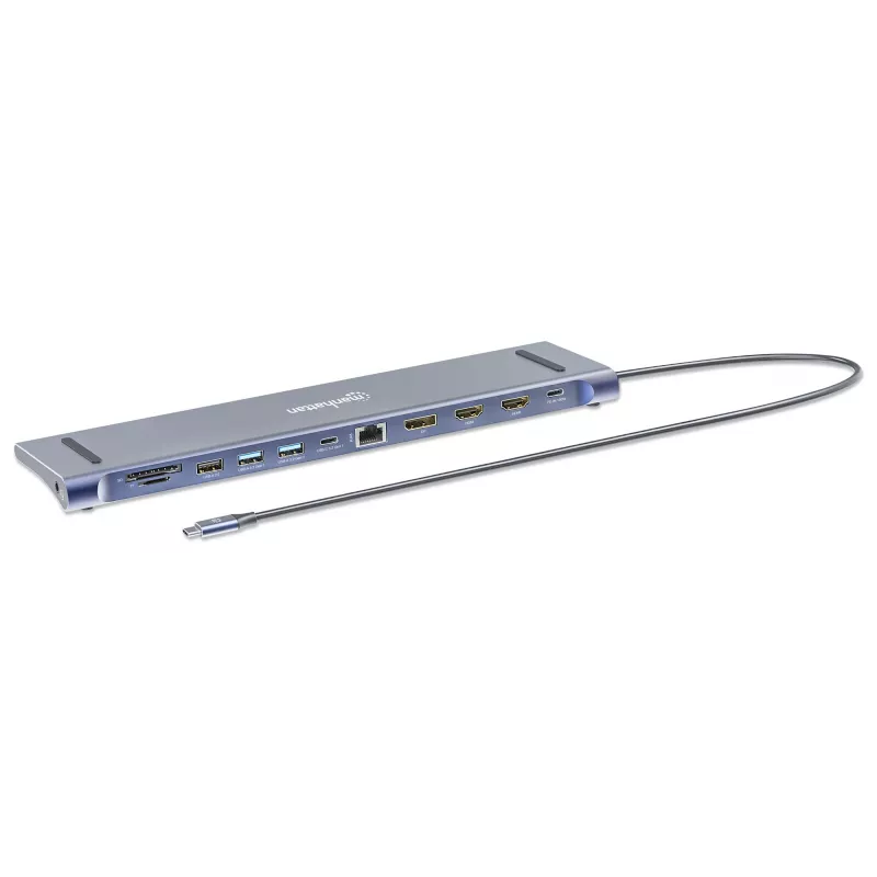 Dock/Hub Manhattan USB-C 10 Porti 4K 60Hz Power Delivery