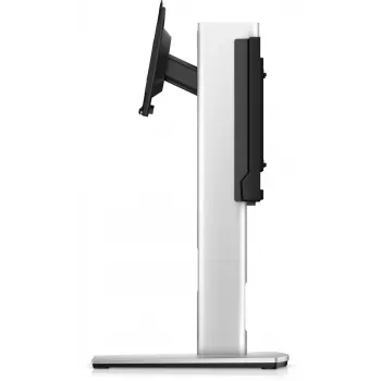 DELL Pro Micro All-in-One Statīvs - MFS22, 5.8 kg, 48.3 cm (19 inch), 68.6 cm (27 inch), 100 x 100 mm, Augstuma regulēšana, Sudrabs, Melns