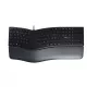 CHERRY KC 4500 ERGO tastatūra Office USB QWERTZ Šveices melna