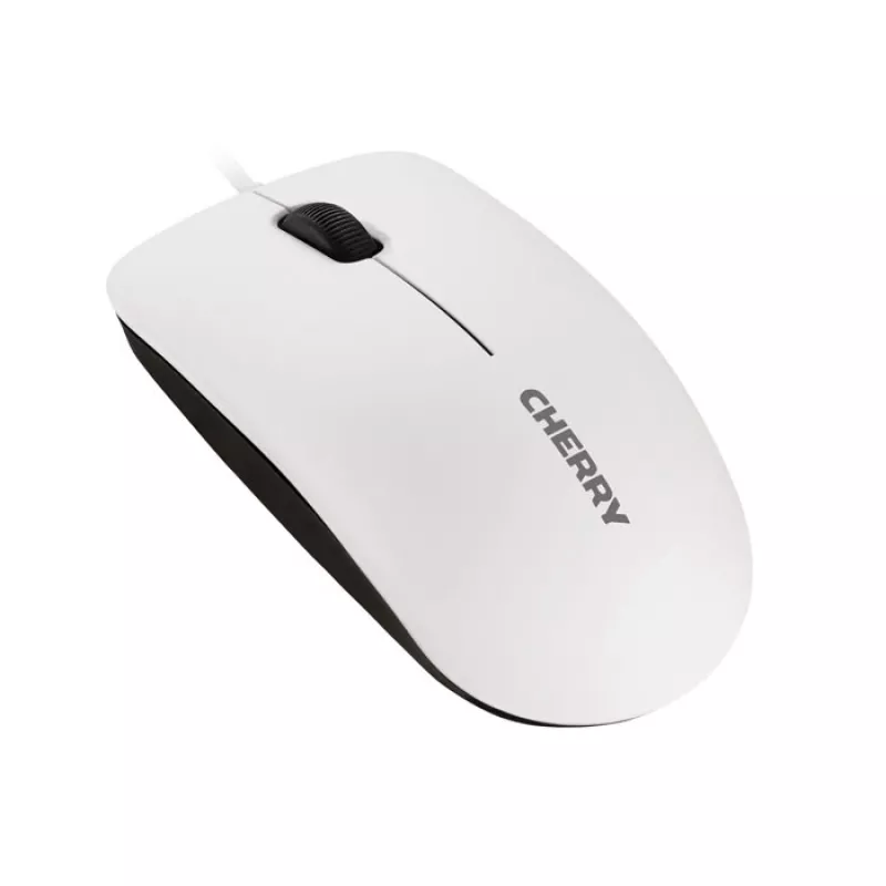 CHERRY MC 1000 vadu pele, gaiši pelēka, USB, abpusēja, optiskā, USB Type-A, 1200 DPI, pelēka