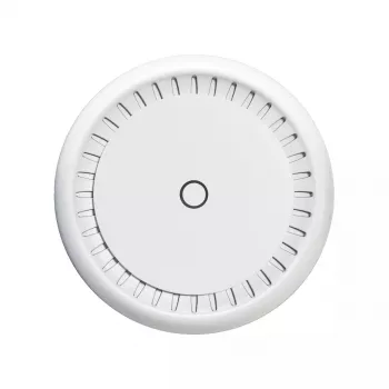 Griestu/sienas piekļuves punkts MikroTik cAP XL ac Wi‑Fi 802.11ac divjoslu 2,4/5 GHz PoE, 2× Gigabit Ethernet, RouterOS, balts