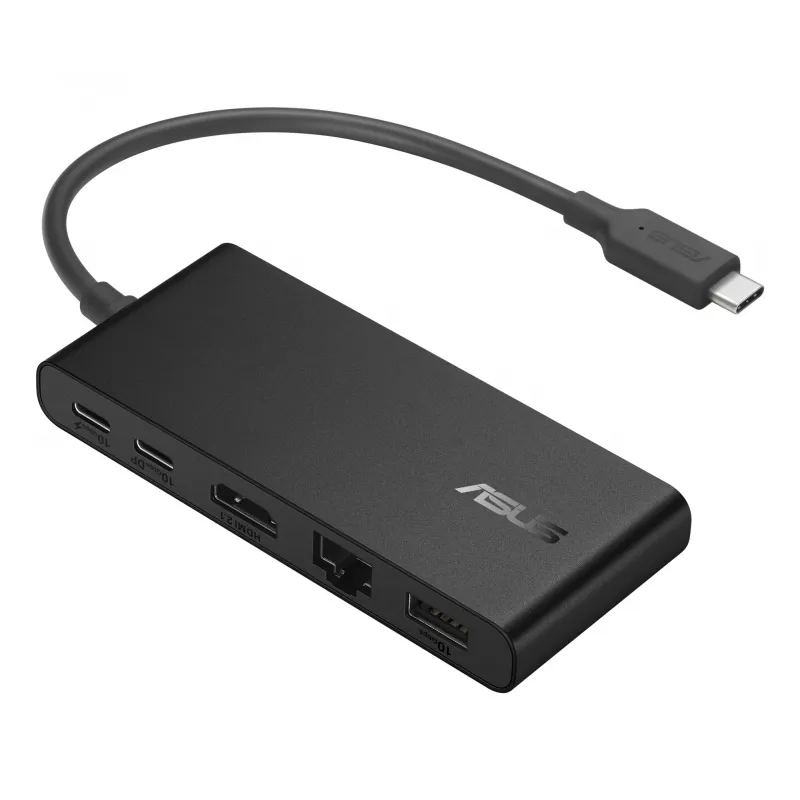 ASUS Dual 4K USB-C Dock DC201 vadu USB 3.2 Gen 2 (3.1 Gen 2) Type-C melns