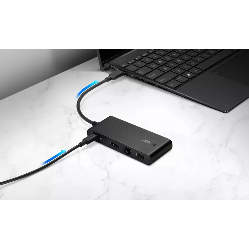 ASUS Dual 4K USB-C Dock DC201 vadu USB 3.2 Gen 2 (3.1 Gen 2) Type-C melns