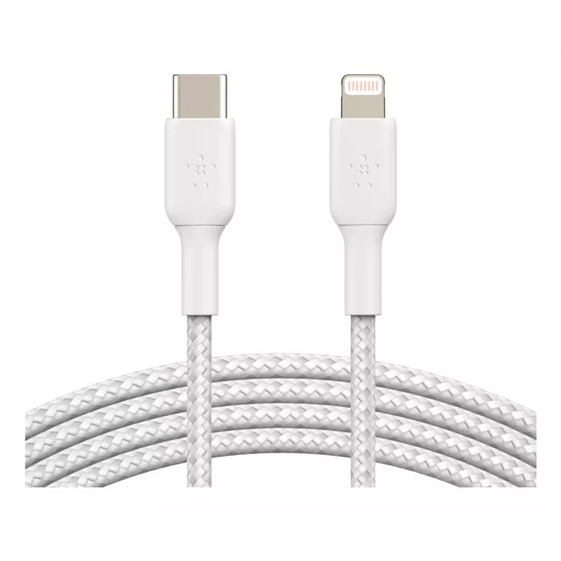 BELKIN Lightning uz USB-C vads Pīts 1m Balts