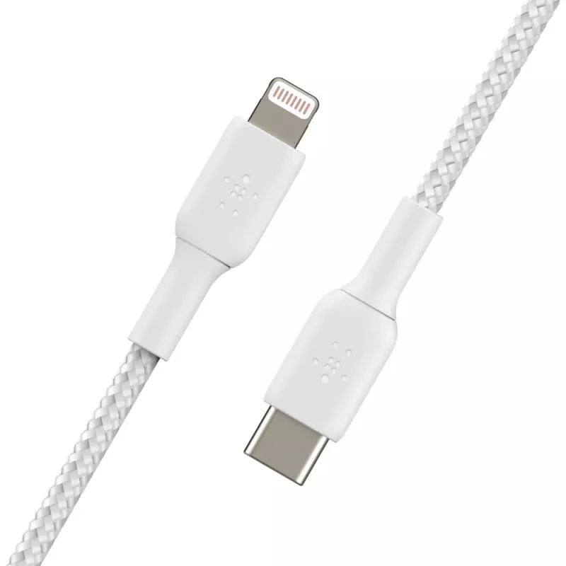 BELKIN Lightning uz USB-C vads Pīts 1m Balts