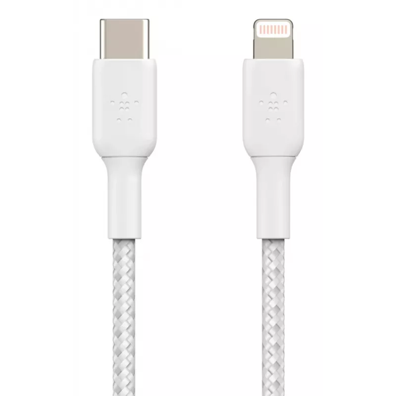 BELKIN Lightning uz USB-C vads Pīts 1m Balts
