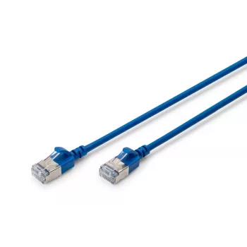 DIGITUS Slim Patch kabelis CAT6A F-FTP 2m Zils