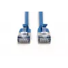 DIGITUS Slim Patch kabelis CAT6A F-FTP 2m Zils