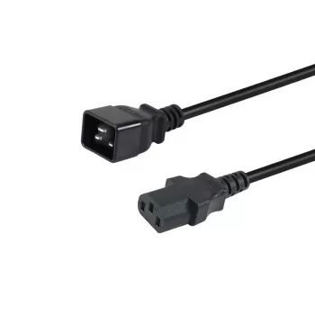 Equip 112141 strāvas kabelis melns 3 m IEC C20 - IEC C13