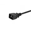 Equip 112141 strāvas kabelis melns 3 m IEC C20 - IEC C13