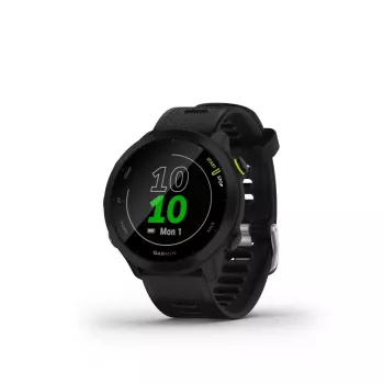 Garmin Forerunner 55 viedpulkstenis skriešanai - Melns