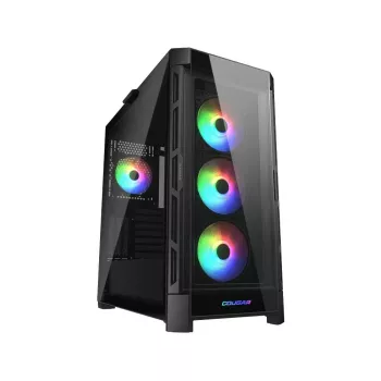PC korpuss COUGAR DUOFACE PRO RGB CGR-5AD1B-RGB Melns Midi Tower