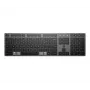 HP 725 Multi-Device Rechargeable Wireless Keyboard, pilna izmēra, bezvadu + Bluetooth, melna