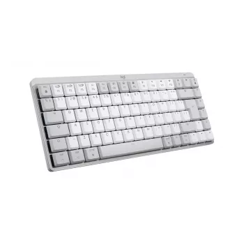 LOGITECH MX Mechanical Mini for Mac – minimālistiska bezvadu apgaismota mehāniskā tastatūra, gaiši pelēka, US Inte - Qwerty