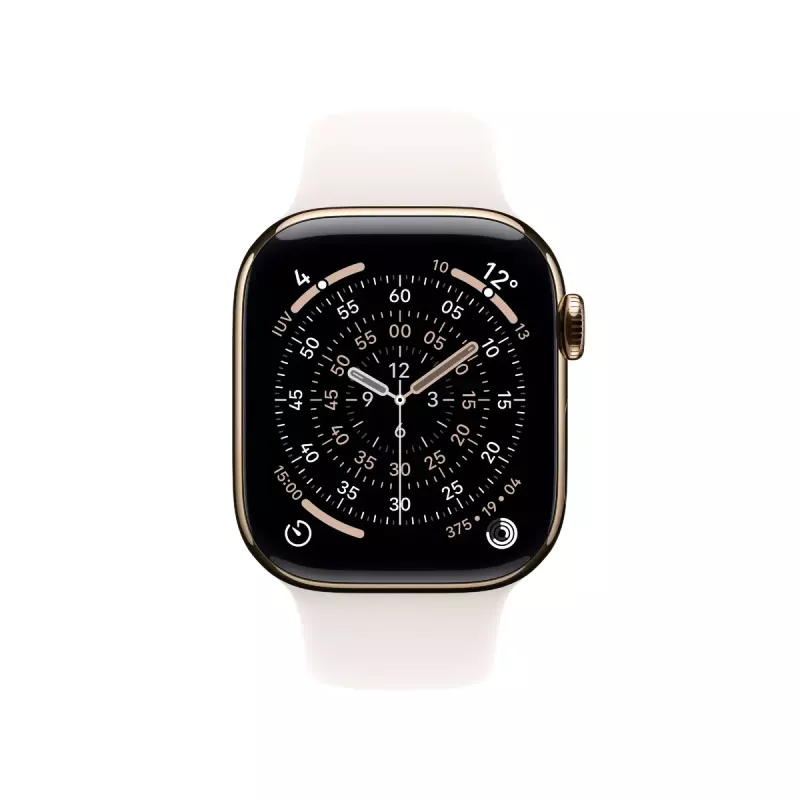 APPLE Watch Series 11 GPS + Cellular 42mm zelta titāna korpuss ar Light Blush Sport Band M/L