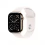 APPLE Watch Series 11 GPS + Cellular 46mm Zelta Titāna Korpusā ar Gaiši Rozā Sporta Siksniņu S/M