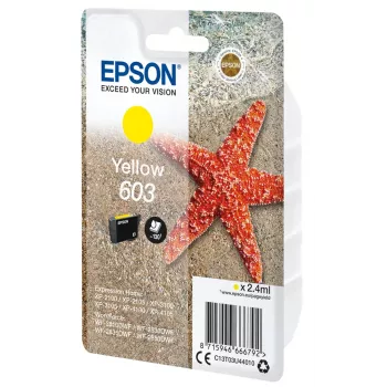 Epson C13T03U44020 oriģinālā dzeltenā tintes kasetne 1 gab. Standarta ietilpība