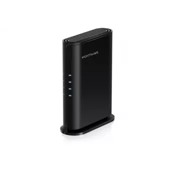 NETGEAR 4-Stream AX1800 bezvadu maršrutētājs Gigabit Ethernet divjoslu (2.4 GHz / 5 GHz) Melns