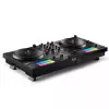 Hercules INPULSE T7 Black DJ kontrolieris — 3.5 mm/6.35 mm austiņu ligzdas, USB kabelis, 652×350×90 mm