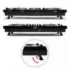 Hercules INPULSE T7 Black DJ kontrolieris — 3.5 mm/6.35 mm austiņu ligzdas, USB kabelis, 652×350×90 mm
