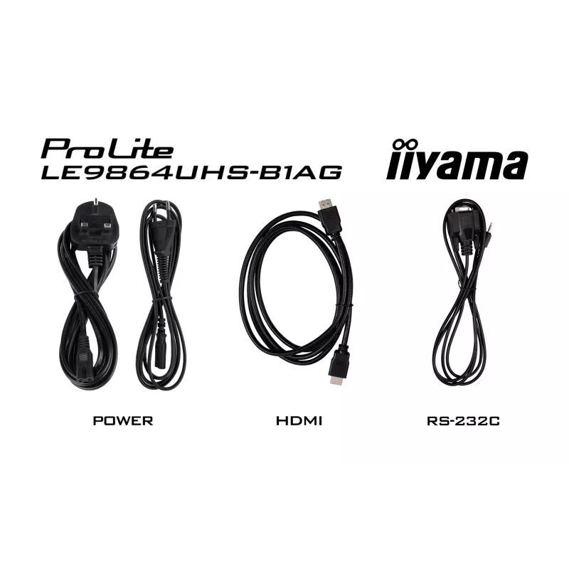 iiyama ProLite LE9864UHS-B1AG digitālās zīmes displejs 98 collas 4K Ultra HD 500 cd/m² Android 24/7