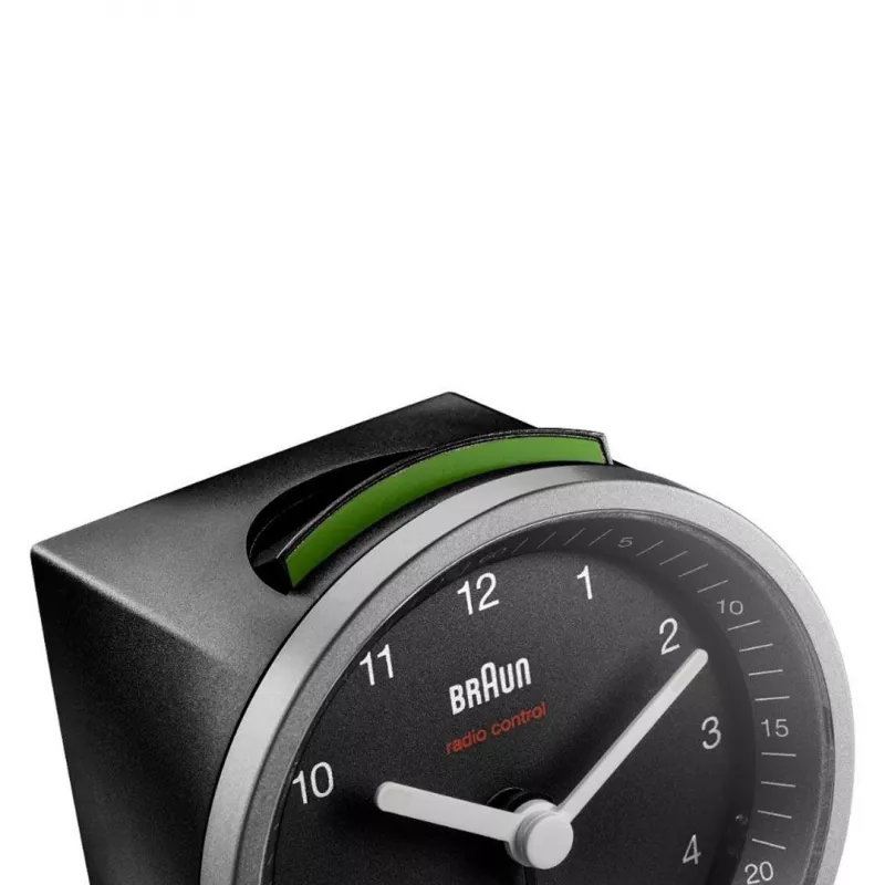 Braun BC07SB-DCF kvarca modinātājpulkstenis Melns, Sudrabs
