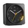 Braun BC03B Kvarca modinātājpulkstenis Melns