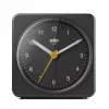Braun BC03B Kvarca modinātājpulkstenis Melns